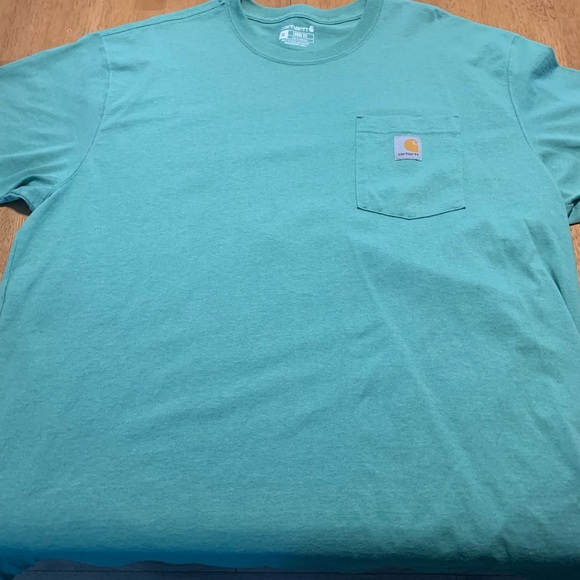 Men’s Mint green color Carhartt loose for shirt - Picture 2 of 2